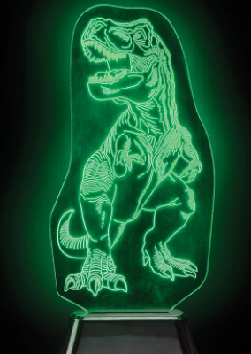 3d dino laser light